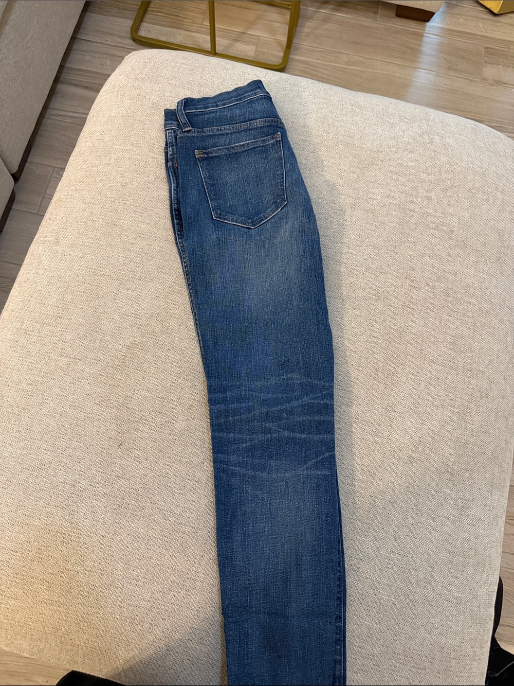 Madewell 10” High Rise Skinny Jeans with Raw Hem- perfect condition - Picture 4 of 5